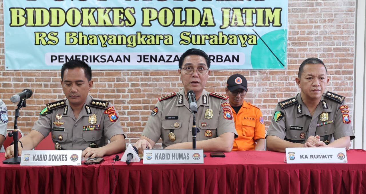 Tim DVI Polda Jatim Berhasil Identifikasi Lima Jenazah Korban KM Mutiara Sentosa II