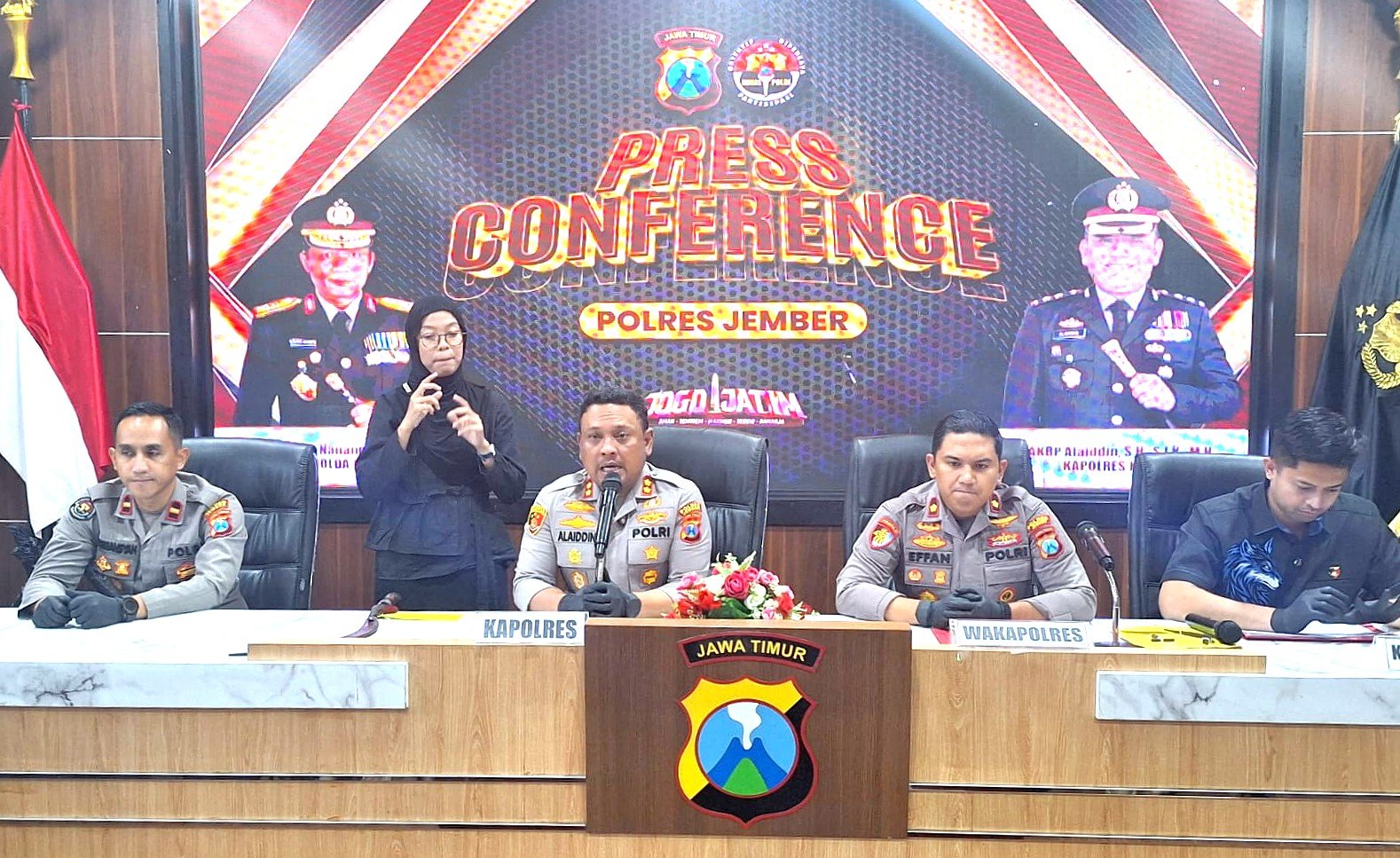 Polres Jember Tuntaskan 60 Perkara dalam 2 Bulan, Amankan Sejumlah Tersangka