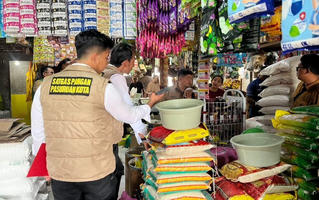 Satgas Pangan Polres Pasuruan Kota Pastikan Pasokan Beras Aman dan Sesuai HET