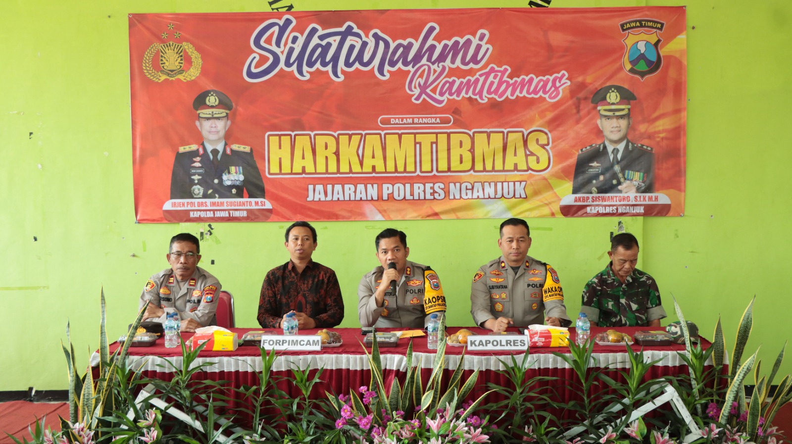 Cooling System Pilkada 2024, Polres Nganjuk Gelar Silaturahmi Kamtibmas