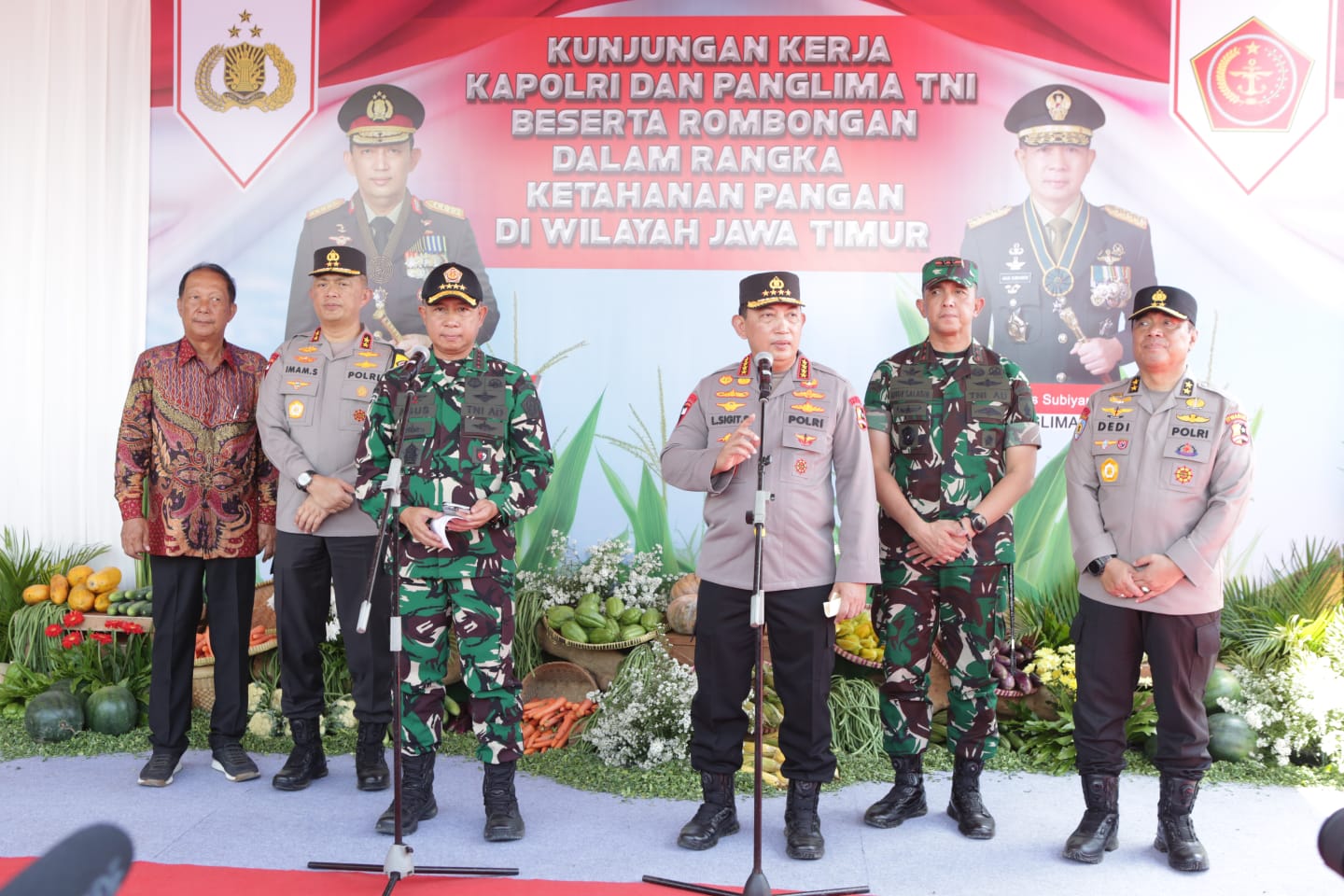 Dukung Program Swasembada Pangan, Kapolri-Panglima TNI Luncurkan Gugus Tugas Polri