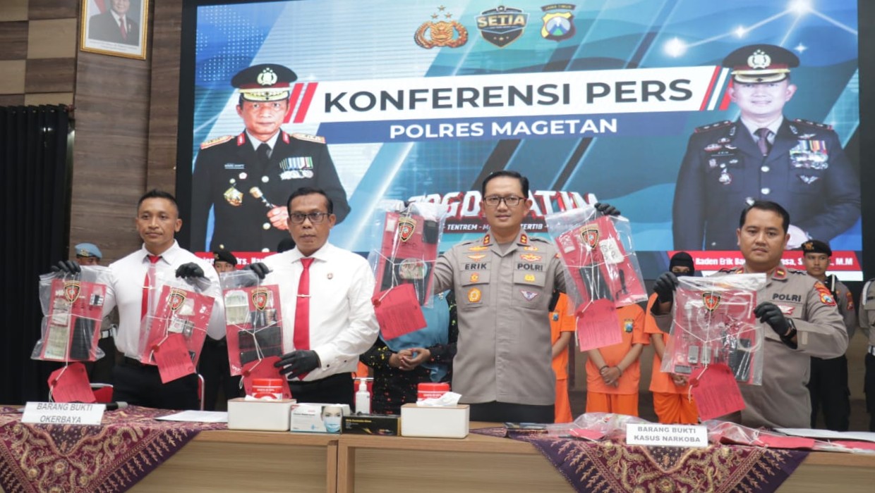 Selamatkan Generasi Muda, Polres Magetan Amankan 11 Tersangka Narkoba dalam Operasi Tumpas Semeru 2025