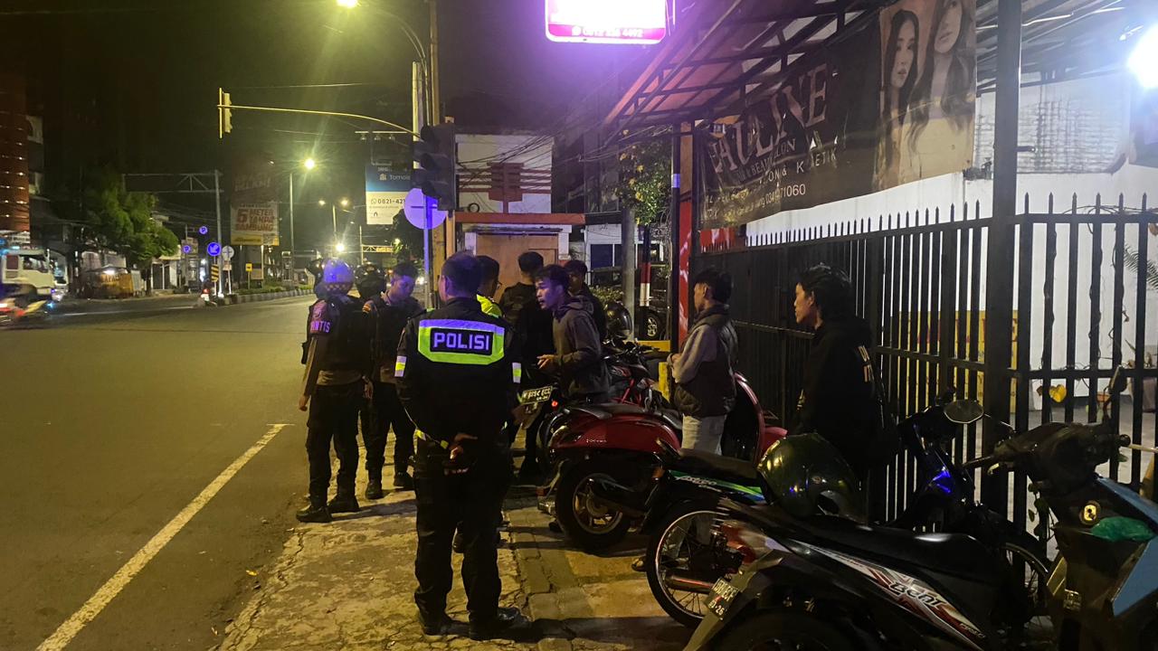 Polresta Malang Kota Tanggapi Cepat Aduan Warga, Bubarkan Balap Liar di Kawasan Tertib Lalu Lintas