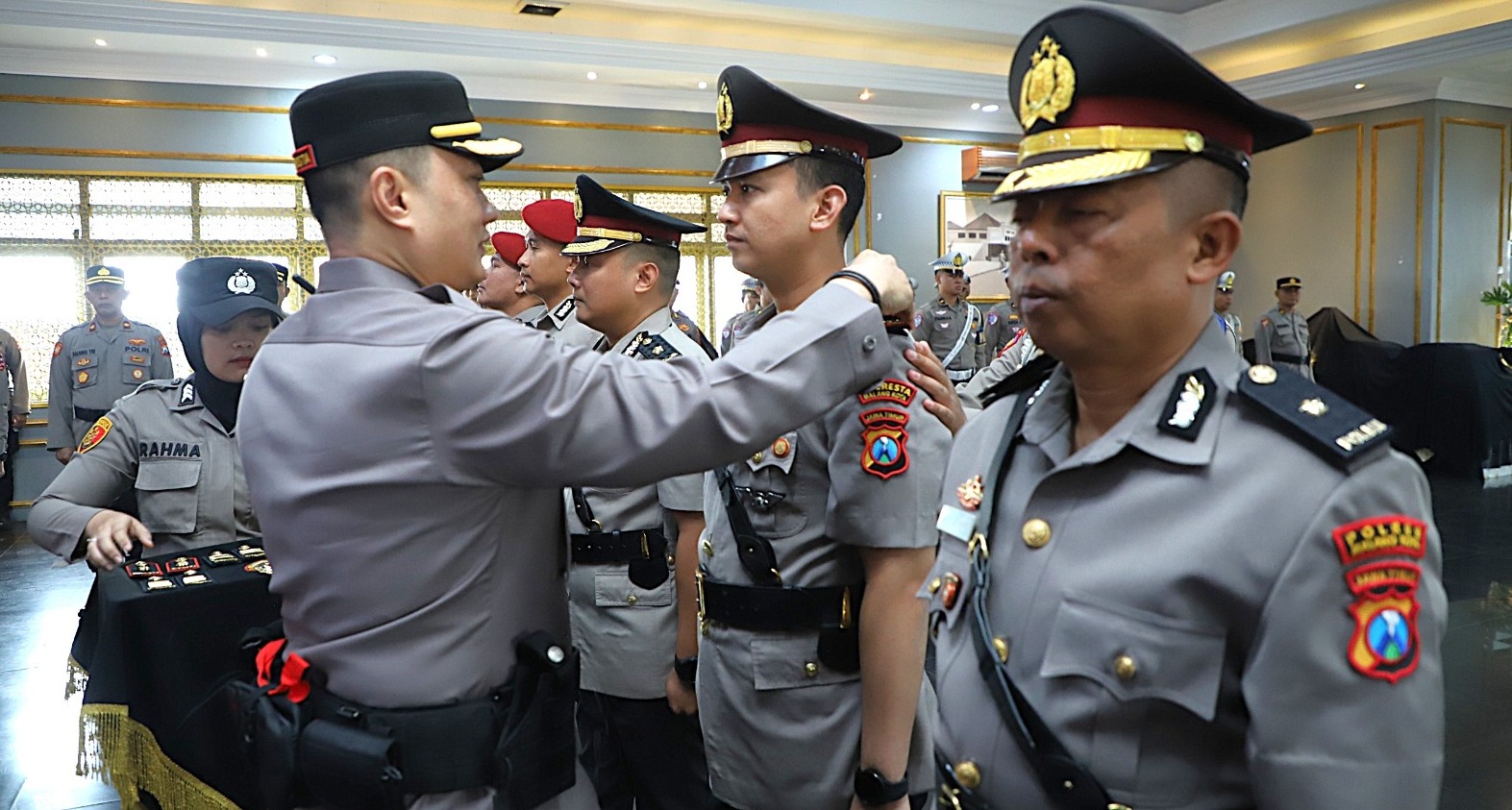 Polresta Malang Kota: Gelar Sertijab Kasatreskrim dan Kasatlantas serta Pelantikan Kasatbinmas