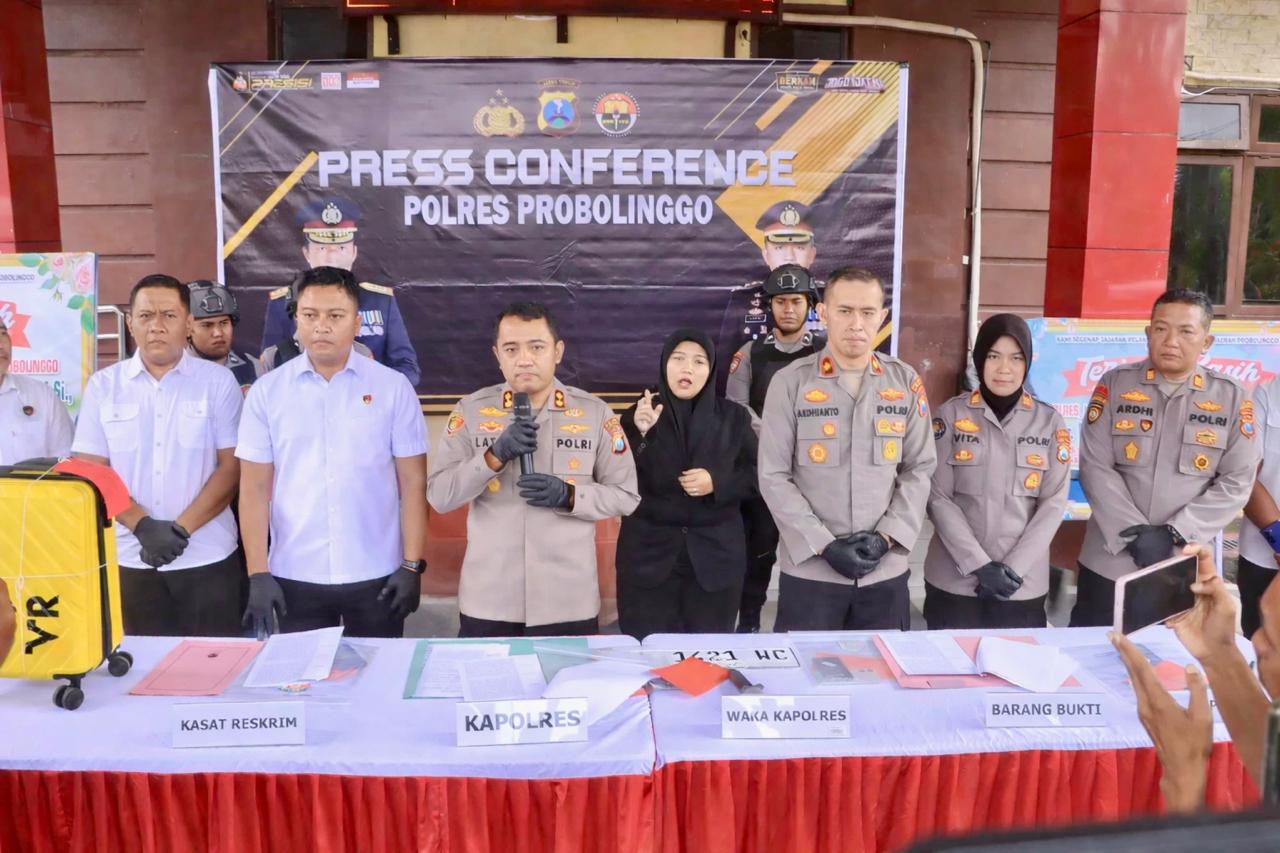 Polres Probolinggo Amankan 3 Tersangka Pencuri Koper Milik Wisatawan Asal Thailand di Gunung Bromo