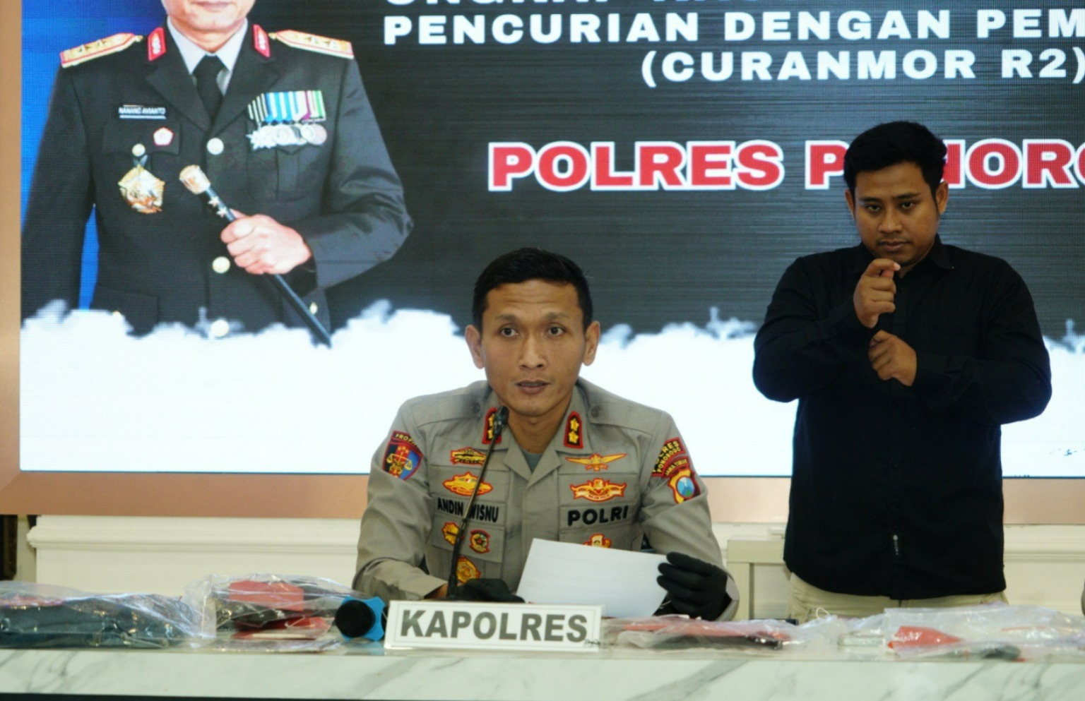 Polres Ponorogo Amankan Pasutri Tersangka Curanmor