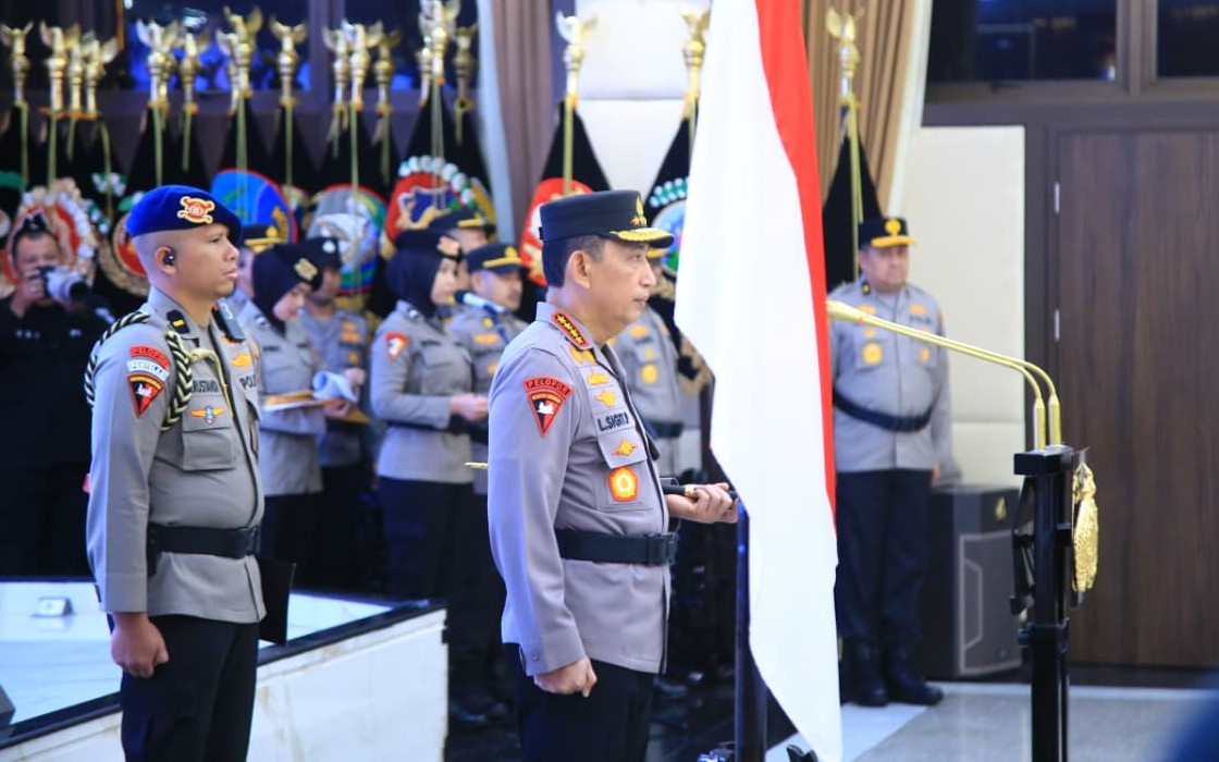 47 Perwira Tinggi Polri Naik Pangkat, 1 Perwira Raih Bintang Tiga