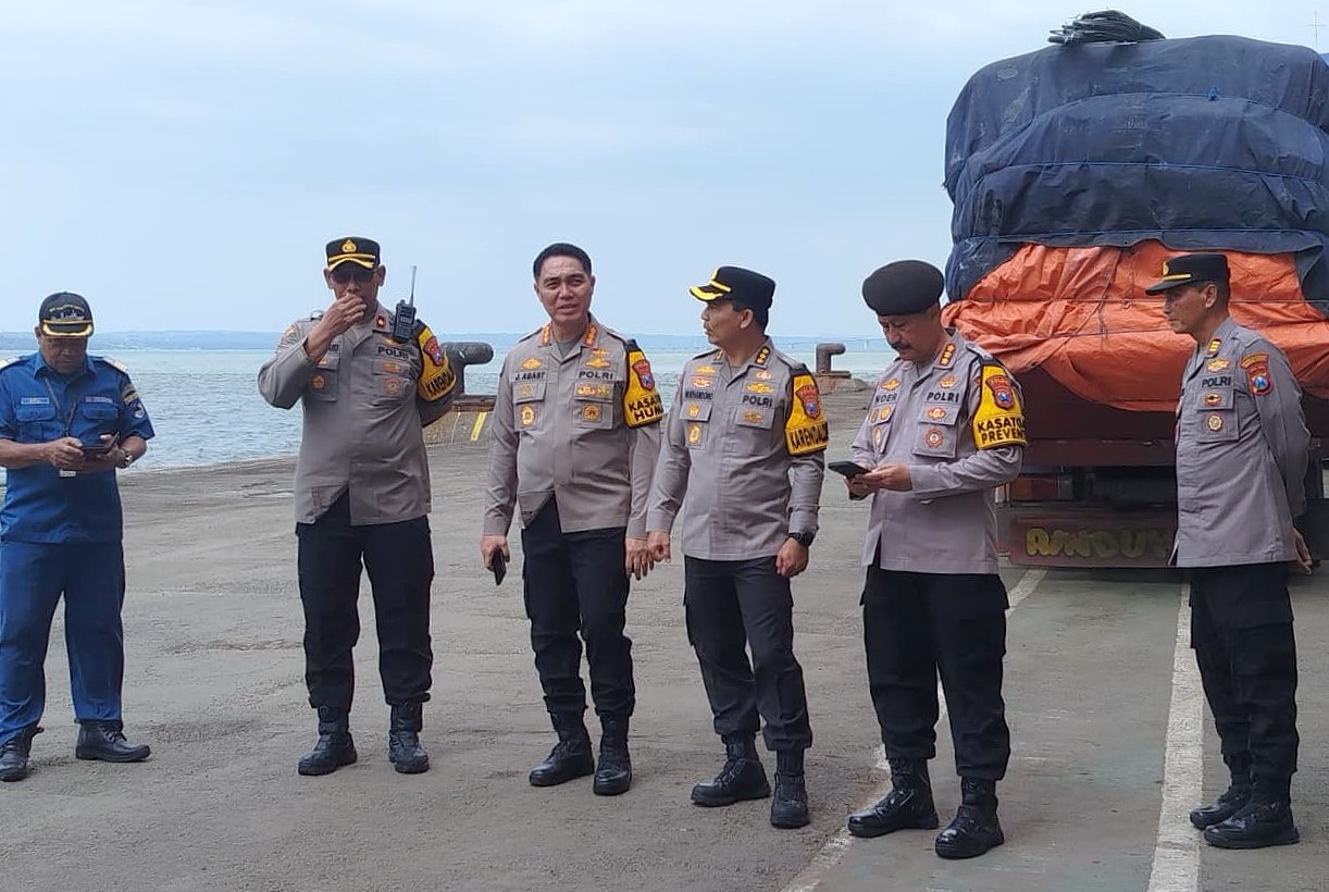 Jelang Mudik Lebaran, Polda Jatim Cek Kesiapan Pos Terpadu di Pelabuhan Tanjung Perak