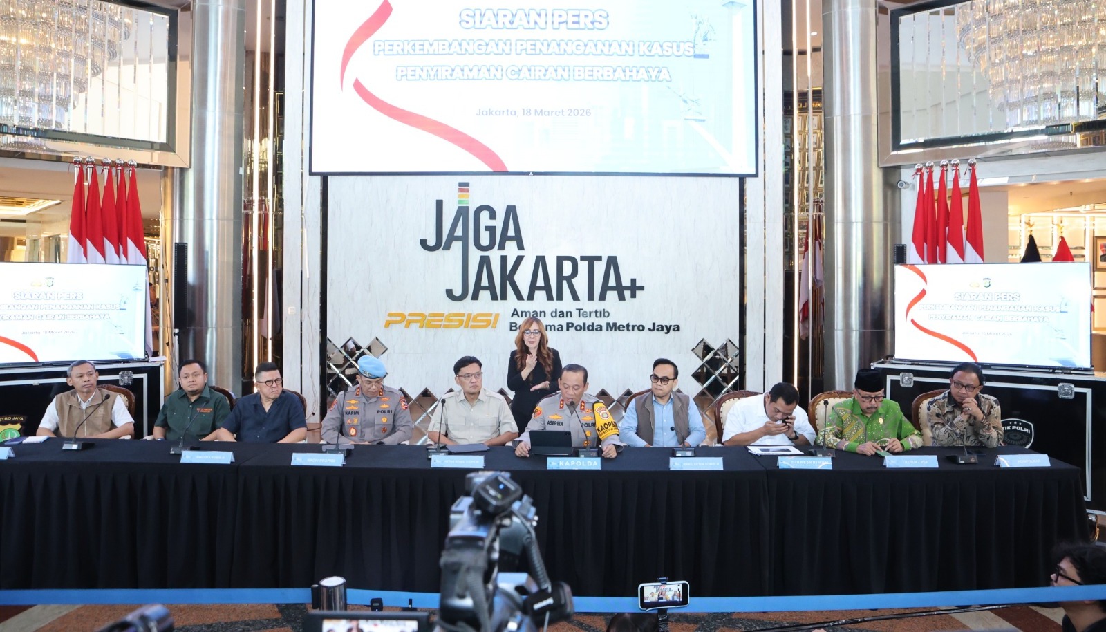 Polisi Memeriksa 86 Cctv Untuk Dapatkan Identitas Pelaku Penyiraman Air Keras