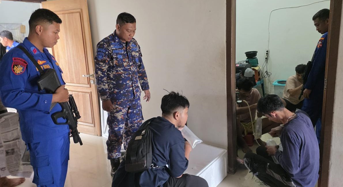 Ditpolair Korpolairud Ungkap Penyelundupan 47 Ribu Benih Lobster di Serang, Lima Tersangka Diamankan