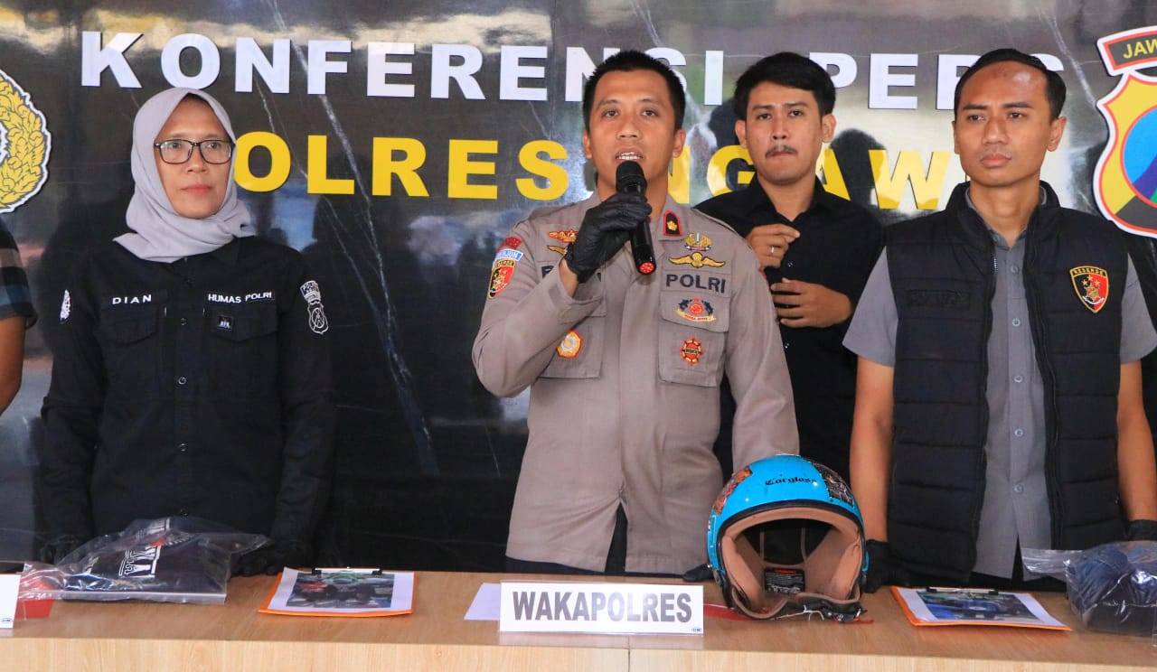 Polres Ngawi Amankan 2 Tersangka Pengeroyokan, Motif Atribut Perguruan Silat
