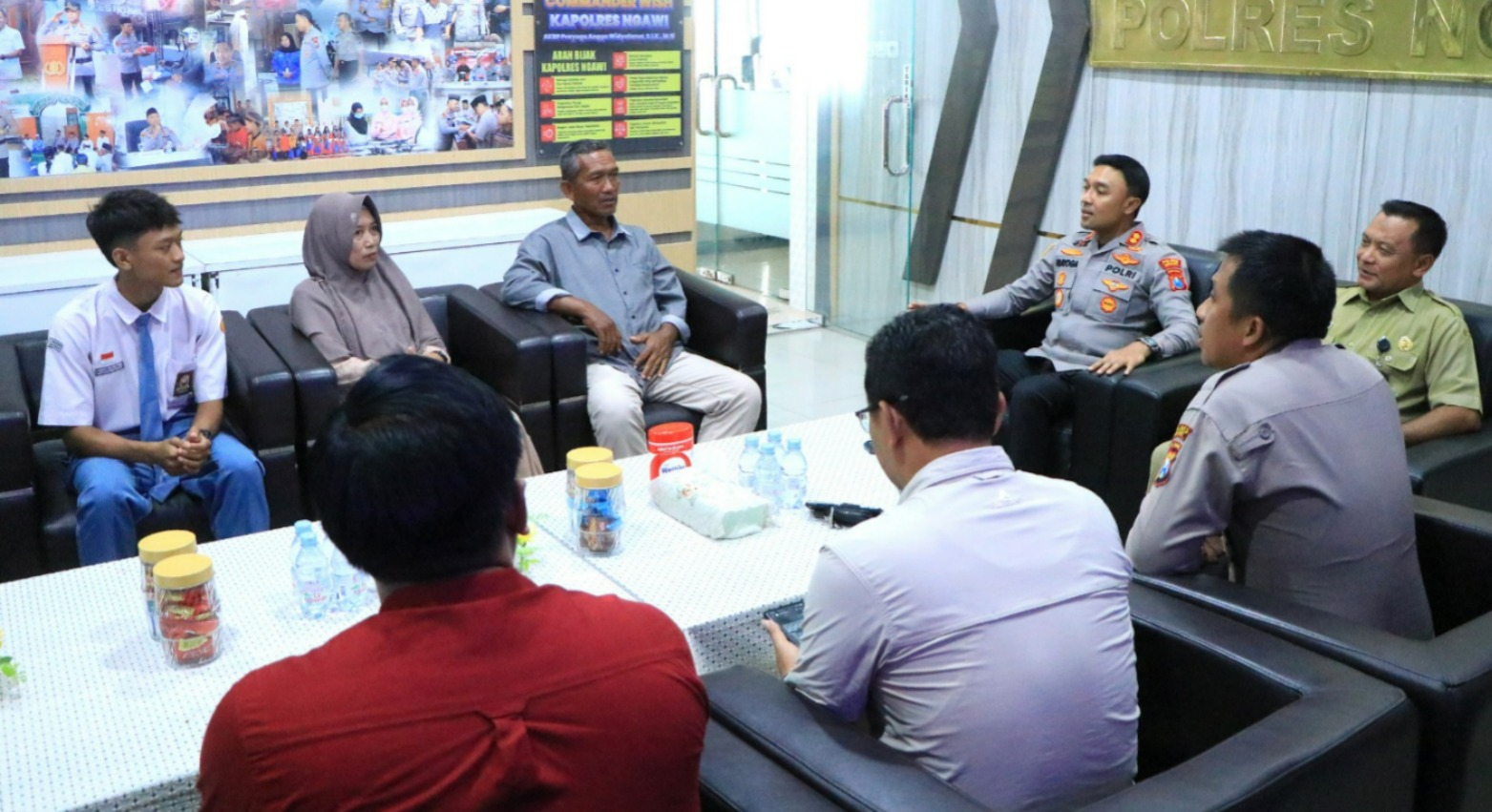 Polres Ngawi Apresiasi dan Dukung Pesilat Muda Berlaga di Kejuaraan Dunia