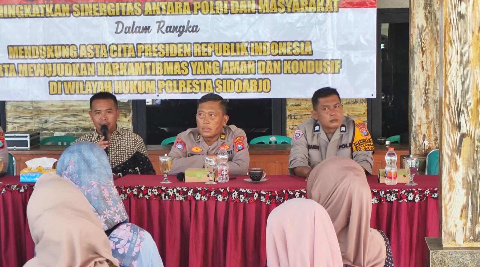 Polresta Sidoarjo Gelar Curhat Kamtibmas Perkuat Sinergi dan Serap Aspirasi Warga