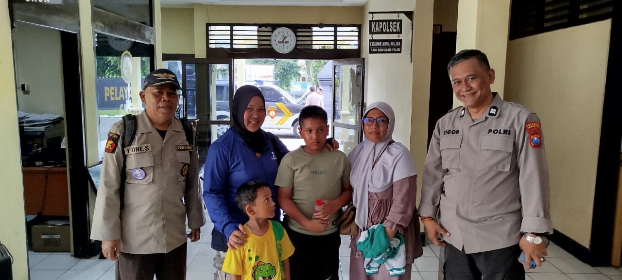 Respon Cepat Polsek Blimbing, Anak Hilang di Malang Ditemukan Selamat dalam Hitungan Jam