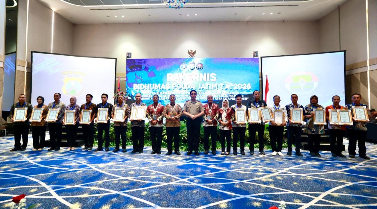 Polda Jatim Gelar Rakernis Humas,Dorong Penguatan Komunikasi Publik dan Manajemen Media
