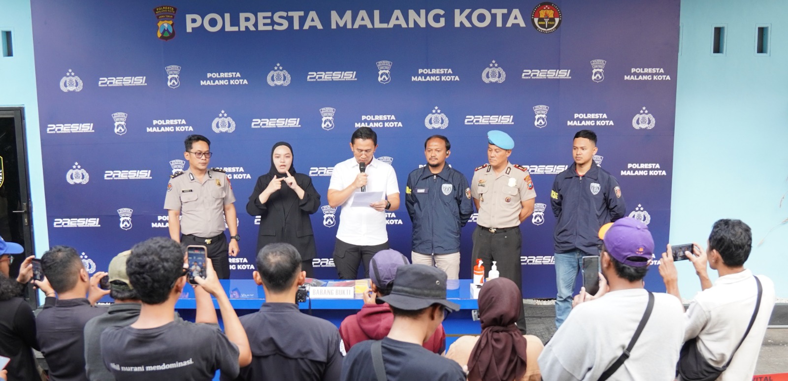 Polresta Malang Kota Bongkar Komplotan Copet di Konser, Dari 5 Pelaku, 4 orang Berhasil Ditangkap dan 1 dalam DPO