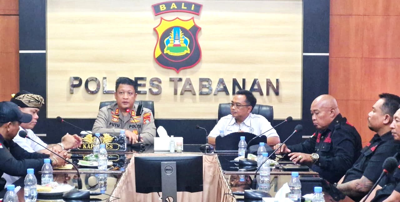 Ngopi Kamtibmas Polres Tabanan, Perkuat Sinergitas Ormas dalam Optimalisasi Sabuk Kamtibmas