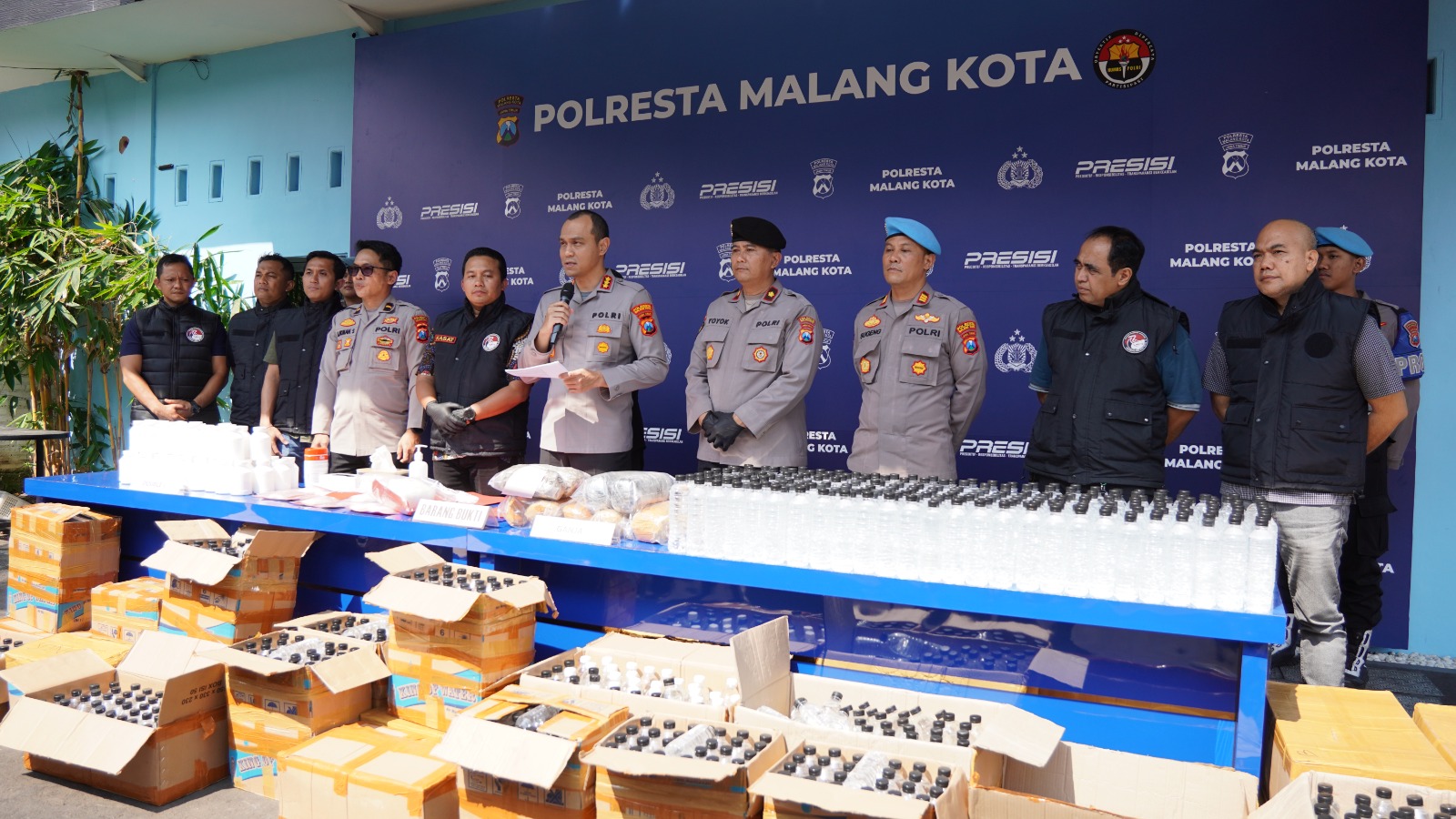Ungkap 32 Kasus, Polresta Malang Kota Gagalkan Peredaran 8,9 Kg Ganja dan 1,6 Kg Sabu, Ribuan Jiwa Terselamatkan