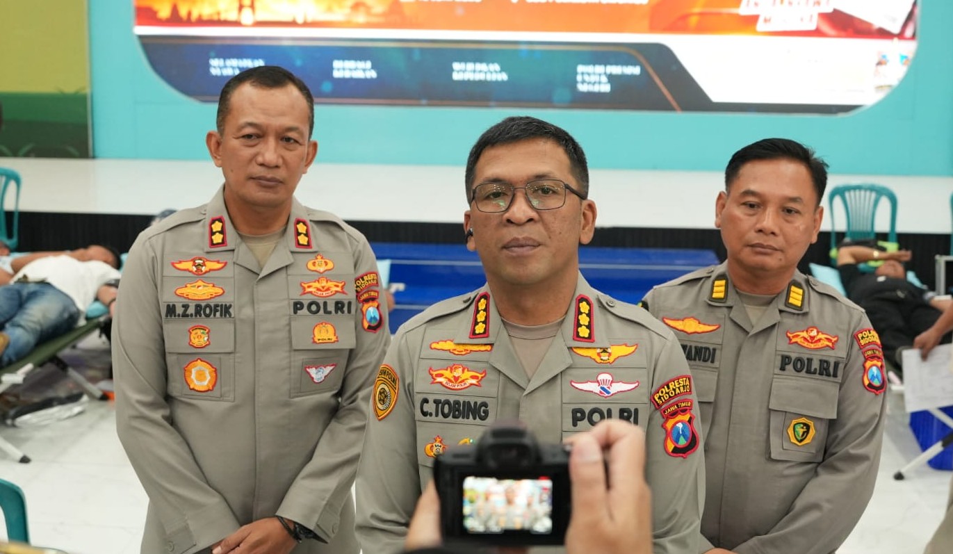 Jelang Hari Bhayangkara ke-80, Polresta Sidoarjo Gelar Donor Darah