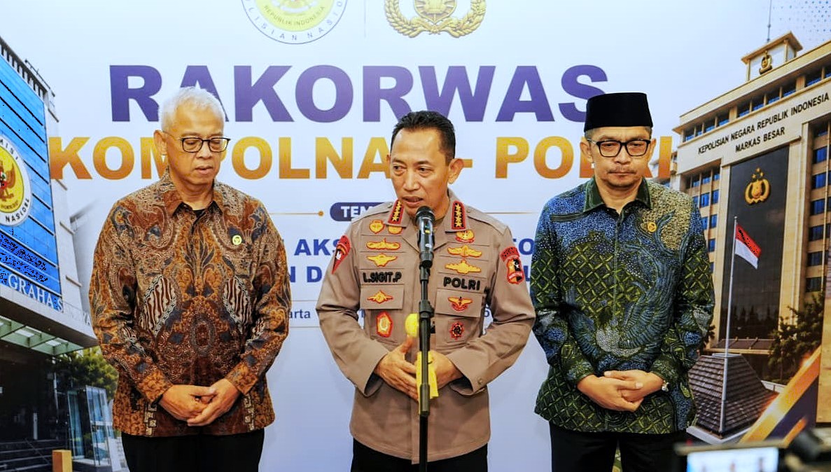 Kapolri di Rakorwas Kompolnas: Mitra Strategis untuk Pembenahan Polri