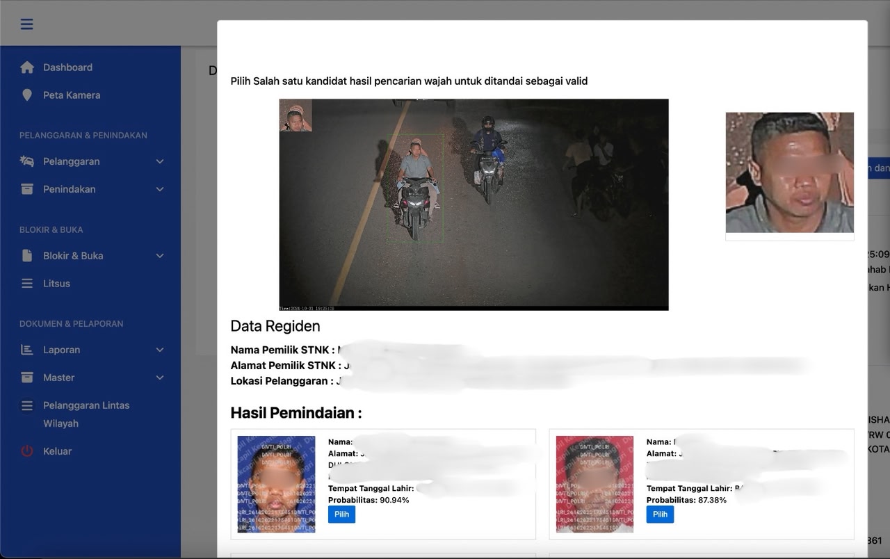 Pakai Sistem “Face Recognition”, ETLE Nasional Presisi Perkuat Pengawasan dan Antisipasi Plat Nomor Palsu