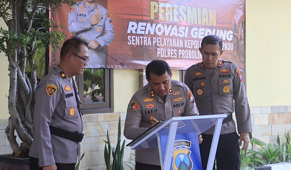 Polres Probolinggo Resmikan Gedung SPKT Baru Tingkatkan Kualitas Pelayanan Masyarakat