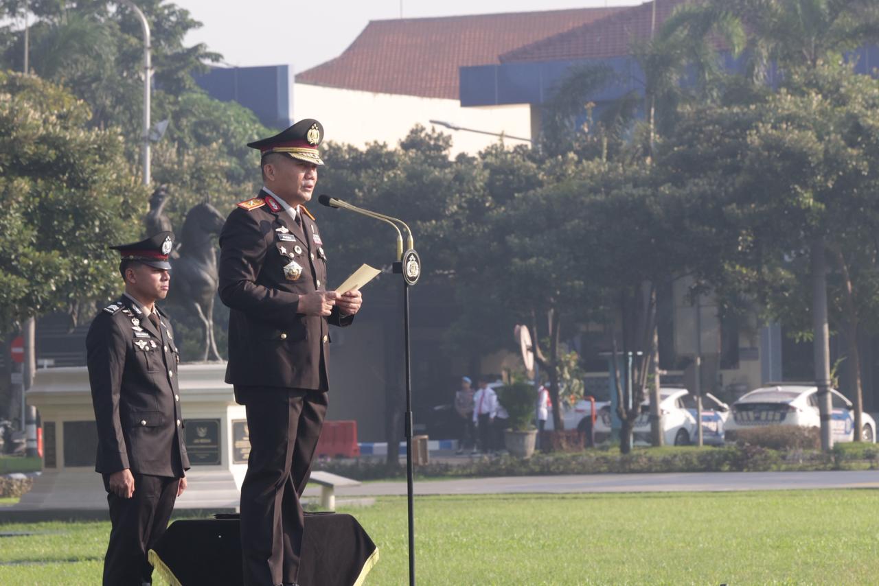 Gelar Upacara Hari Lahir Pancasila, Wakapolda Jatim: Pancasila Kunci Persatuan Bangsa di Tengah Ancaman Global
