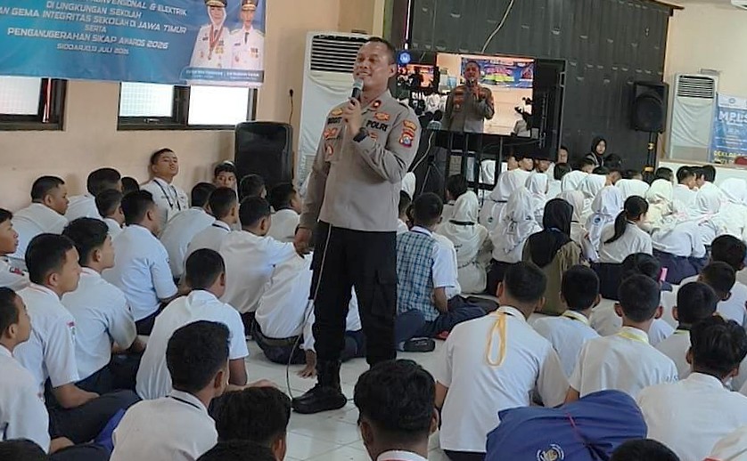 Polresta Sidoarjo Ajak Pelajar Disiplin dan Peduli Kamtibmas