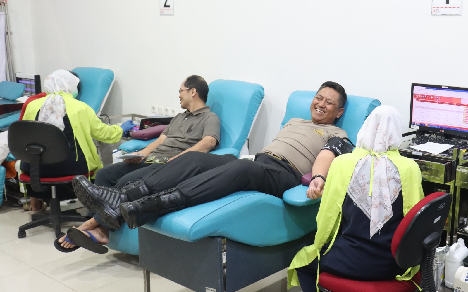 Kapolresta Malang Kota Ajak 50 Personel Donor Darah, Perkuat Misi Kemanusiaan, Membantu Memenuhi Kebutuhan Darah