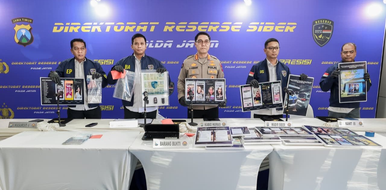 Polda Jatim Bongkar Arisan Online Fiktif Transaksi Capai Rp.71 Miliar