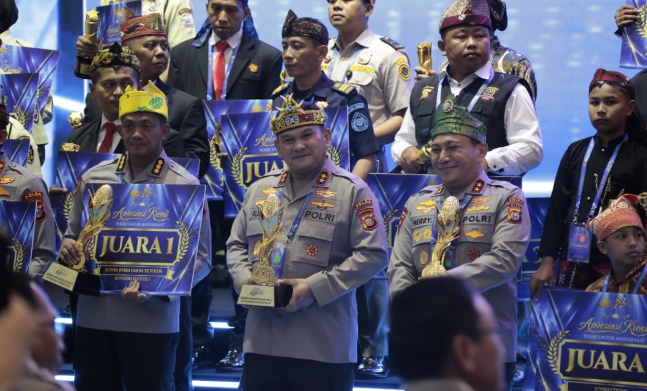 Unggul di Enam Kategori, Polda Riau Juara Umum Ketahanan Pangan Polri