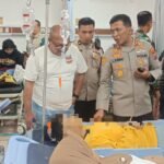 Kapolresta Sidoarjo Cek Kondisi Santri Ponpes Manbaul Hikam di Rumah Sakit, Pastikan Penanganan Maksimal