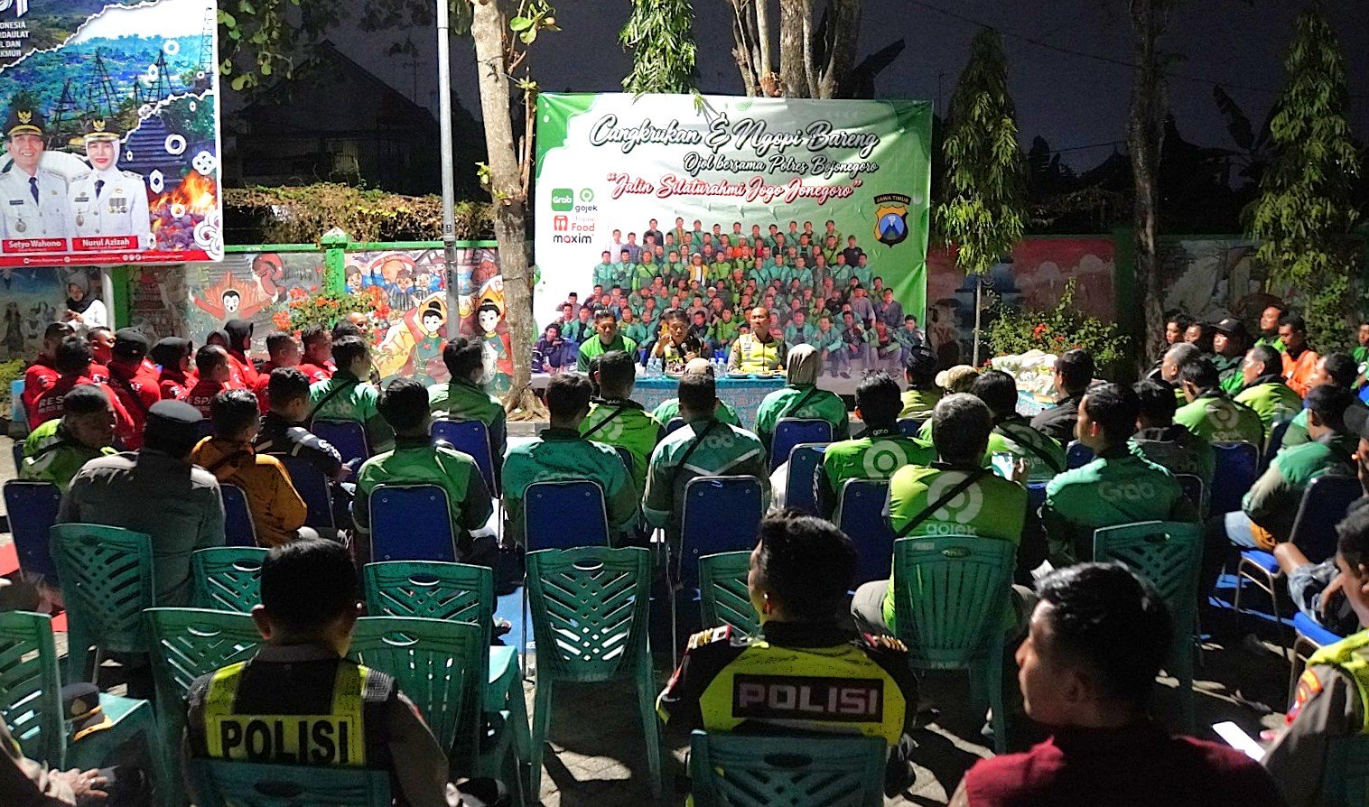 Polres Bojonegoro Perkuat Sinergi Harkamtibmas, Gelar Doa Bersama Komunitas Ojol