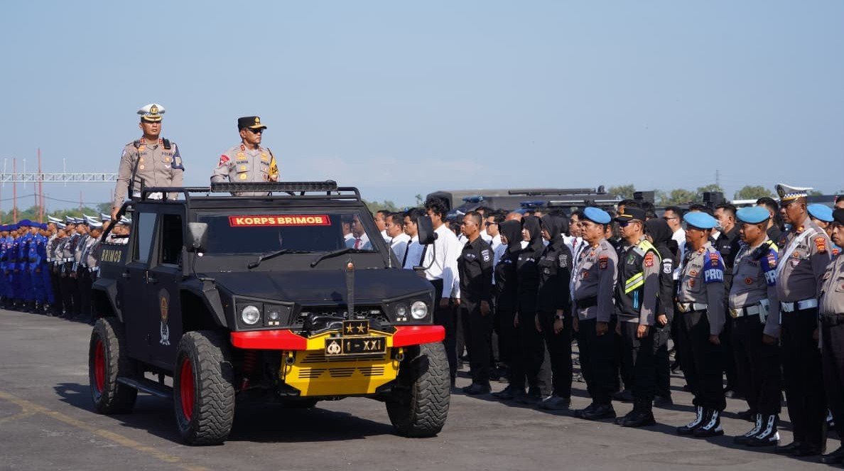 2.678 Personel Dikerahkan, Kapolda NTB Pimpin Apel Ops Mandalika Rinjani 2026 Amankan MotoGP
