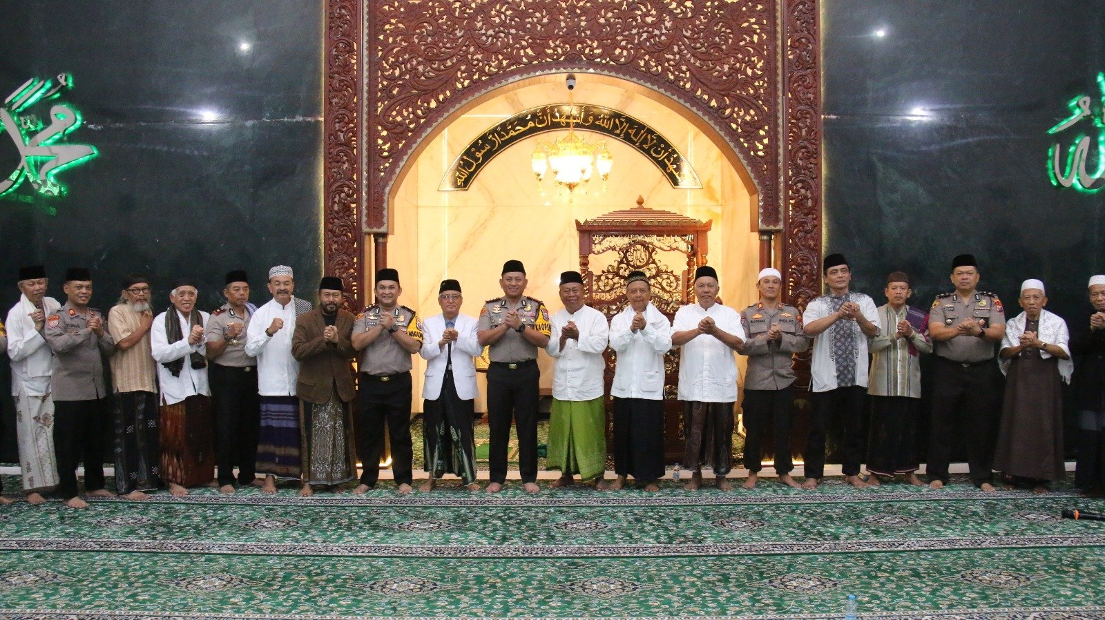 Subuh Keliling di Masjid Al Amin, Kapolresta Malang Kota Perkuat Toleransi dan Cegah Kriminalitas di Jam Rawan