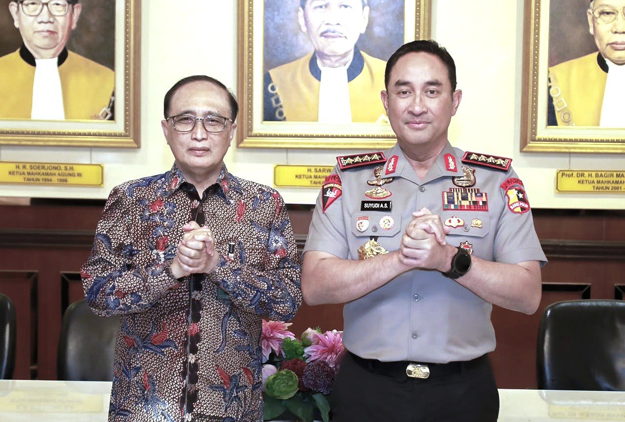 Kapolri Suyudi Ario Seto Kunjungi MA, Perkuat Kolaborasi Penegakan Hukum