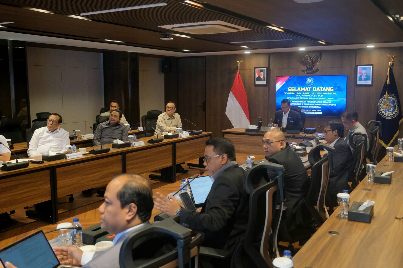 Menko Infrastruktur dan Kepala BRAN Perkuat Sinergi, Dorong Tanah Lebih Produktif bagi Rakyat