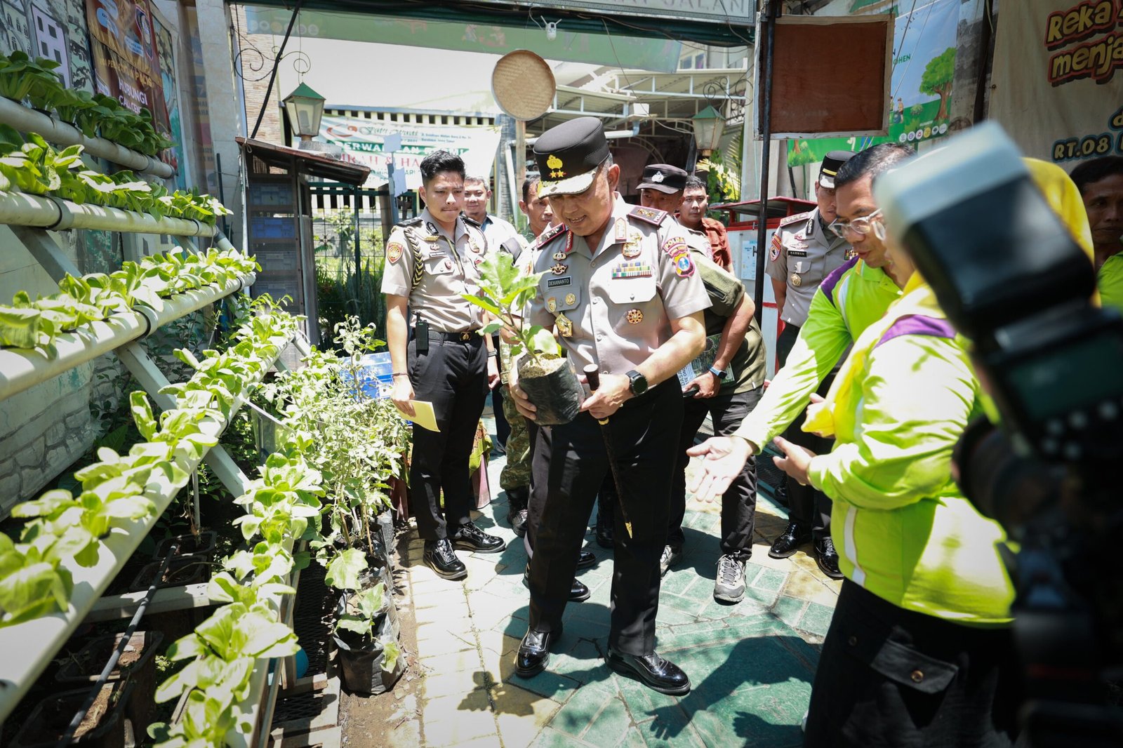 Matangkan Program POLIRAN, Polda Jatim Siapkan Pemberdayaan Masyarakat Berbasis Ketahanan Pangan dan Bank Sampah
